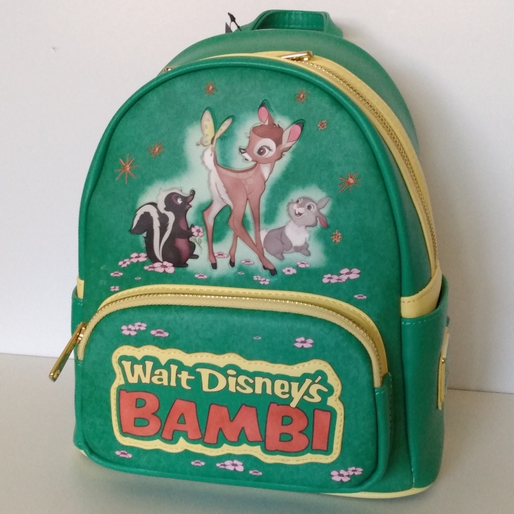 Loungefly Disney Bambi Green Backpack